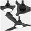 2 ventilateurs de plafond de 42 pouces avec lumières et télécommande noir-1349544748-1349544747