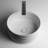 WS Bath Collections Trace 15.7'' Matte White Ceramic Circular Bathroom Sink