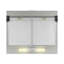 Purista 60cm Ductless Under Cabinet Cooker Hood