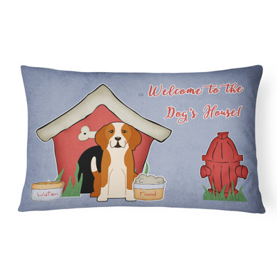 Coussin lombaire d’intérieur/d’extérieur contemporain maison pour chien fait main