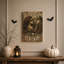 «Sugar Skull Woman and Skeleton with Roses in Halloween», art mural sur toile-1734935406
