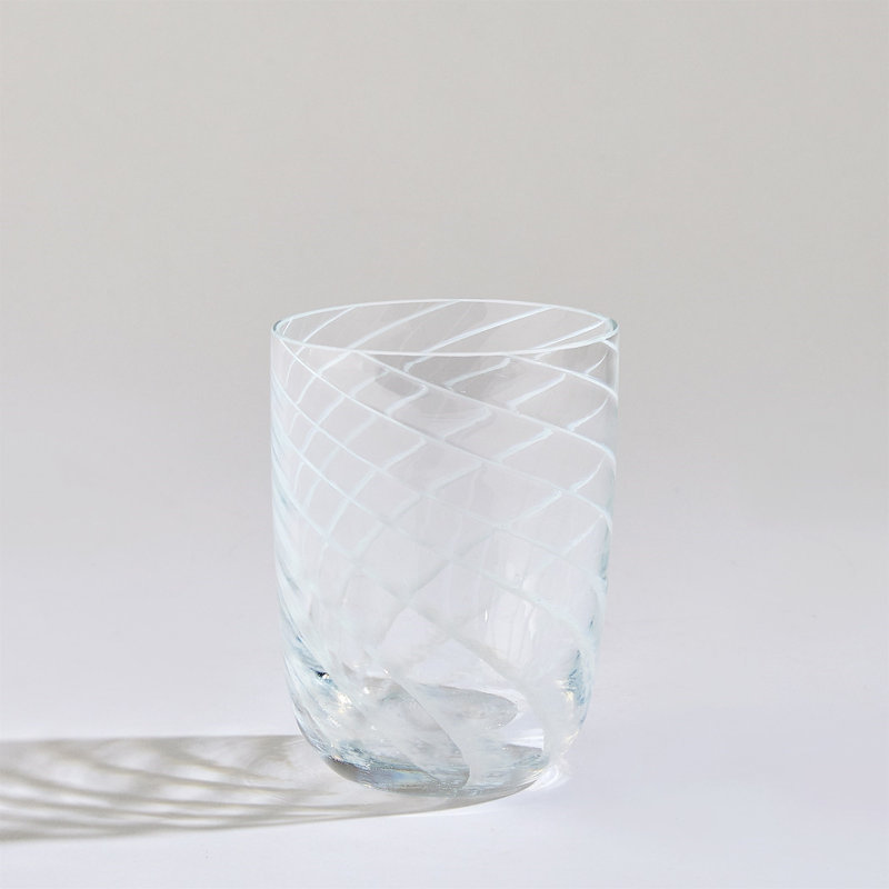 Swirl Glass Drinking Glass