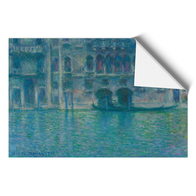 Palazzo Da Mula, Venice by Claude Monet - Unframed Painting, 59cm H x 84cm W x 0.1cm D