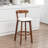 Nordic Solid Wood Bar Stool-1987505161