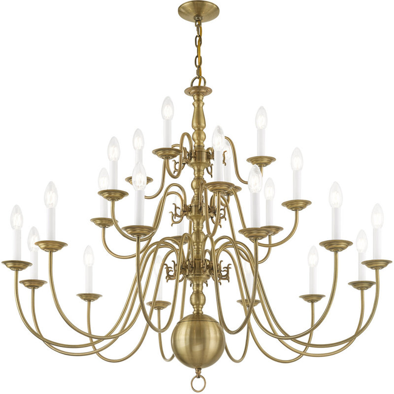 Wigmore 12 - Light Dimmable Empire, Tiered, Classic / Traditional Chandelier, Light Bronze
