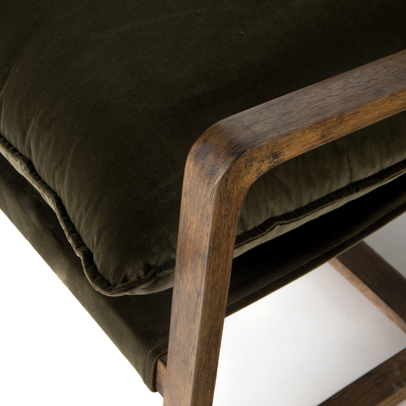 Ace Chair, Surrey Olive, Toasted Umber, Surrey Olive Performance Velvet