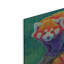 «Red Panda Rainbow» par Rebecca Wang, art mural en métal-1119566212