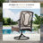 Bjartmar 6 - Person Outdoor Dining Set with Umbrella(Optional) & 6 Swivel Chairs-987339373-978741102
