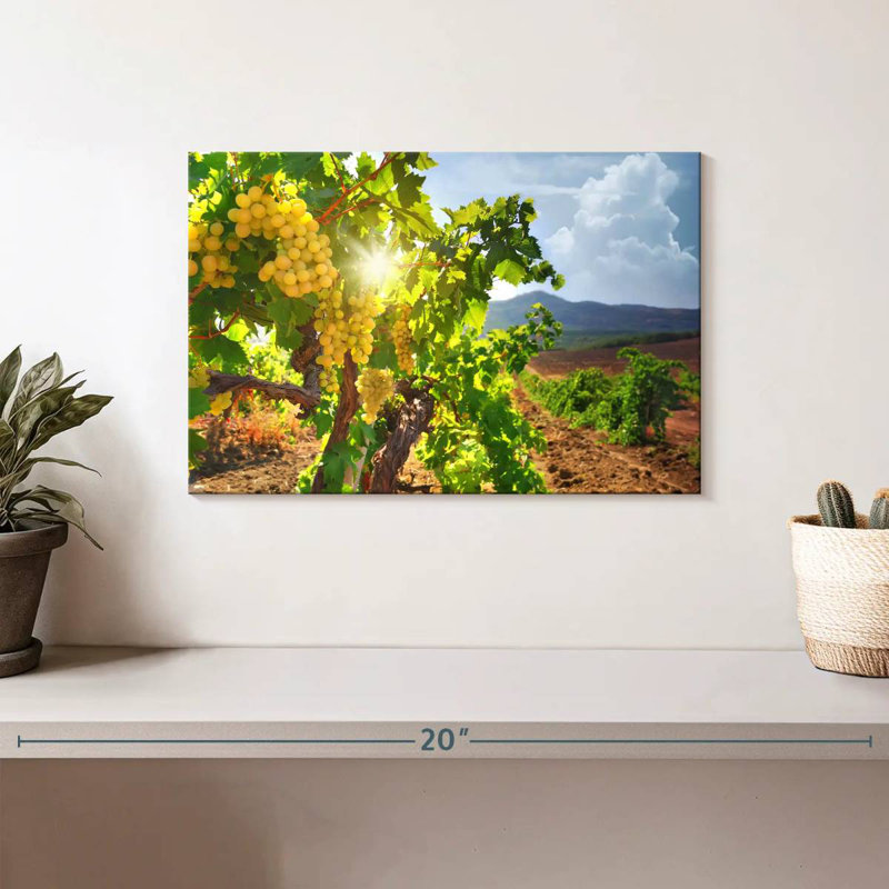 Yarlin Luminous Grape Vine, 8" H x 12" W