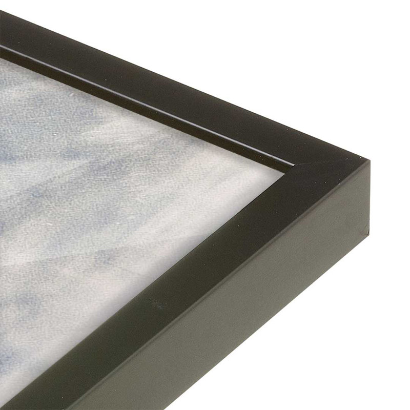 «Sunny Field I» par Nathan Larson, reproduction d'art, H 12 po x l 18 po, Noir