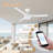 3-Blade Smart Indoor/Outdoor Ceiling Fan with LED Light, Remote and WiFi/Alexa Control, Quiet DC Motor, Dimmable, Reversible Blades-112578524-112578525