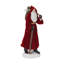 Figurine de père Noël en flocons avec capuche et bâton (ensemble de 2)