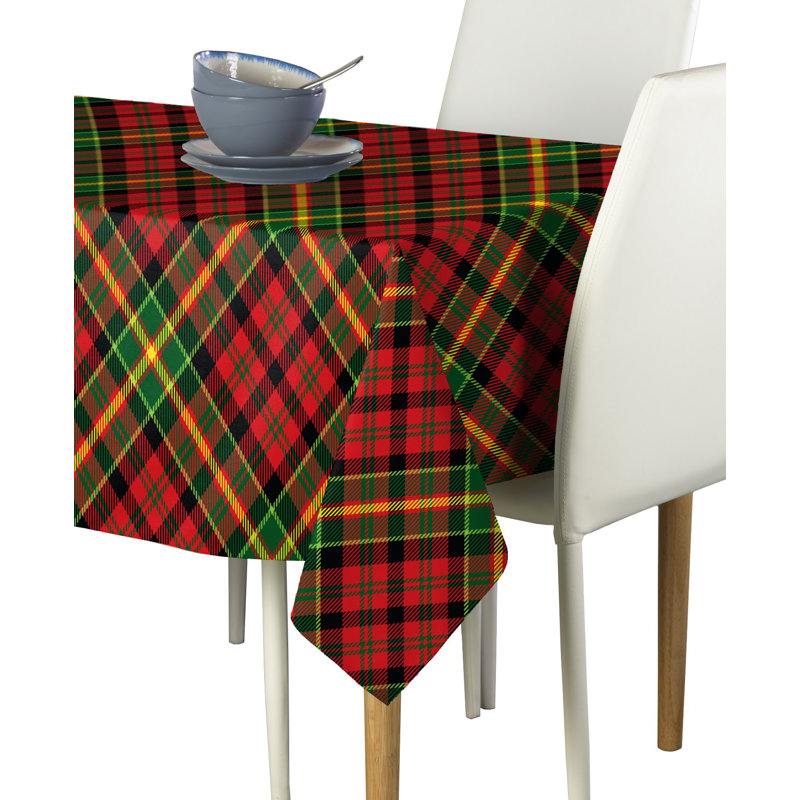 Iddings Plaid Tablecloth, 84" L x 60" W