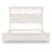 XXX's And OOO's King Size Cotton Finished Hardwood Solids and Birch Veneers Panel Bed-110843416-110843421