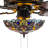 52'' Nevels 5 - Blade Magna Carta Ceiling Fan with Stained Glass Shade-47443823-30279499