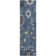 Premium Machine Washable Prisco Blue Rug