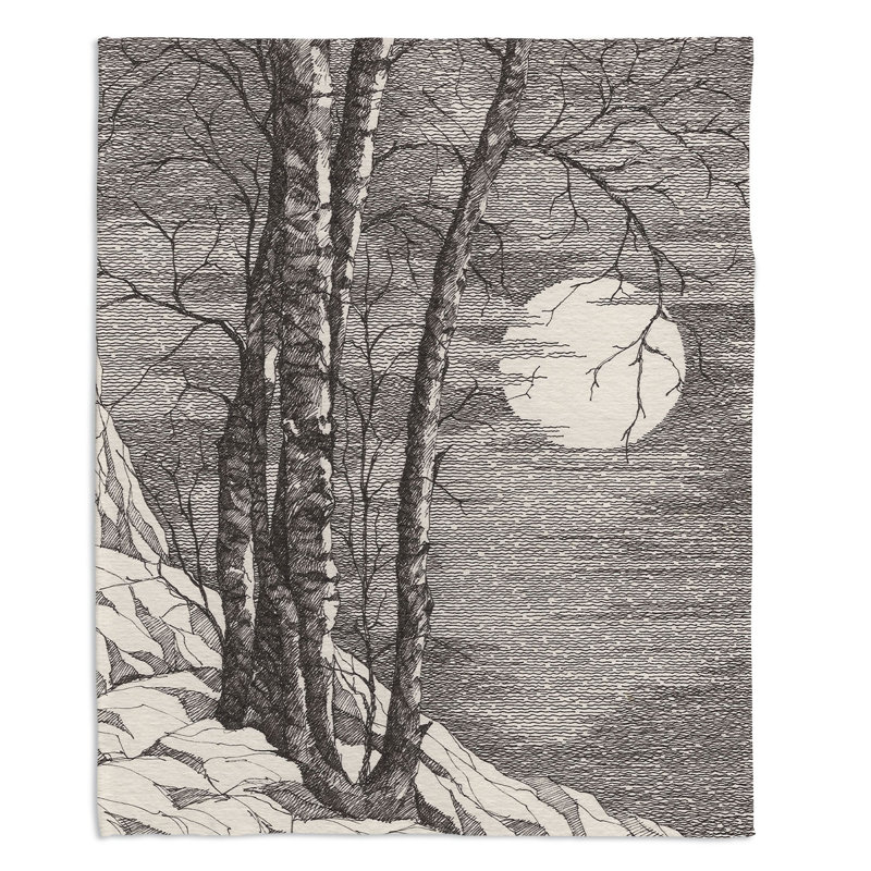 Couverture sherpa douce moonlight sonata 1, l 51 po x L 60 po