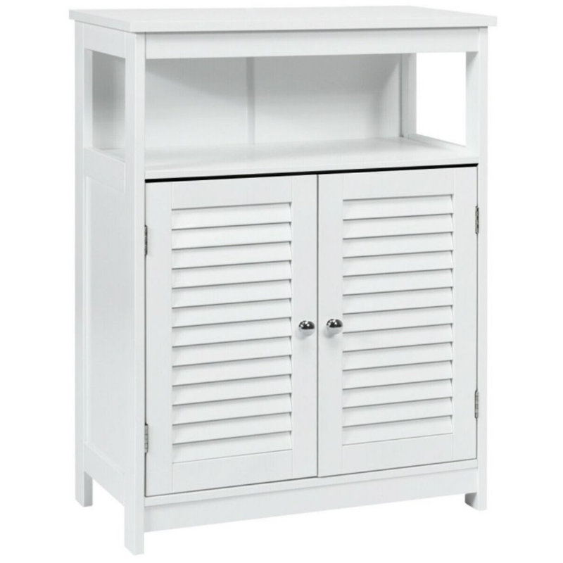 Freestanding Bathroom Cabinet, White