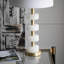 Lampe de table 13 x 13 x 26 pouces avec corps en marbre
