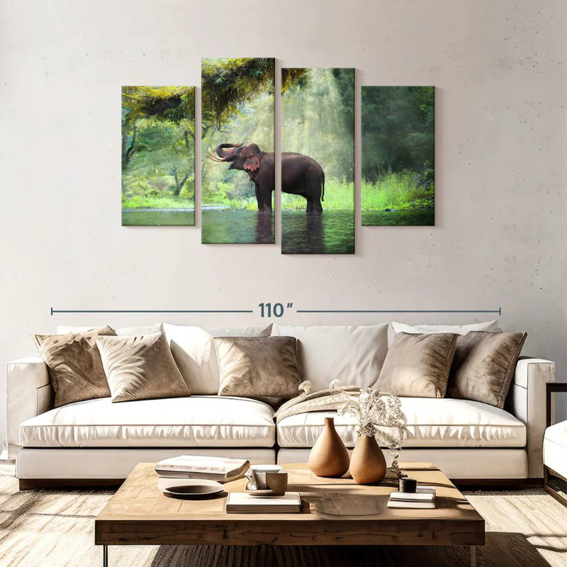 Éléphant dans la forêt