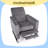 Modern Glam Push-Back Recliner with Stainless Steel Legs-1809279377