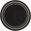 Tapis intérieur / extérieur noir Nourison Essentials Ivory-457138720