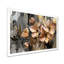 Gloden Symphony of Abstract Fuschia Flowers I - Fuschia Large, art mural-240887167-16503323-240887148