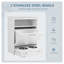 Armoire de rangement avec tiroir coulissant, MDF blanc PawHut