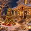 New 900 Warm White Lights，9FT Pre-Lit Spruce Christmas Tree