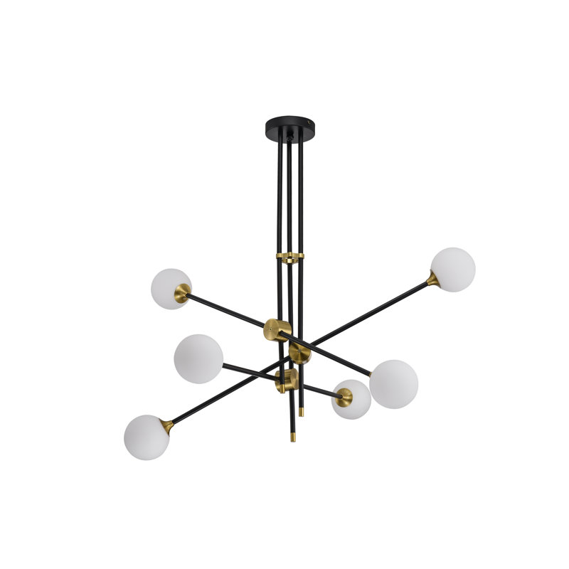 Goebel 6 - Light Sputnik Modern Linear Chandelier