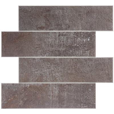 Fireplace Surround and Shower Peel and Stick Mosaic Tile