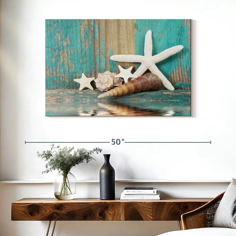 Aletra Seashell Treasures, H 26 po x l 39 po