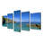 " Grunge Pano II " 5 Piece Art Color Photography Print