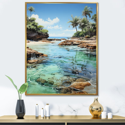 Dominicain Caribbean Dreamscape II sur impression sur toile