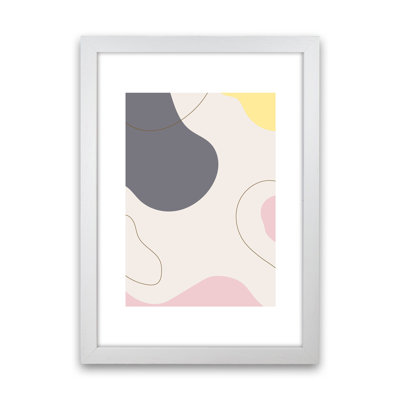 Mila Pink Abstract N17 - Print