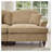 Classic Chenille L-Shaped Sectional Sofa with Removable Ruffled Skirt, Modular Deep Seat Couch with Ottoman