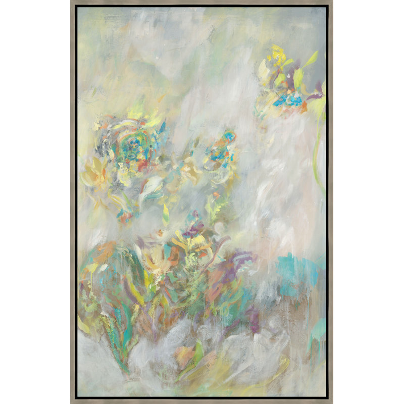 In Spring II Painting by Victor Ryan, 39.75" H x 25.75" W, Image Brush Gel