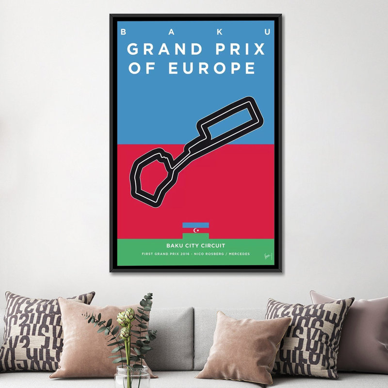 Impression sur toile, "Minimal Movie", H 26 po x l 18 po x P 1,5 po, Toile avec cadre noir, Pas de tapis