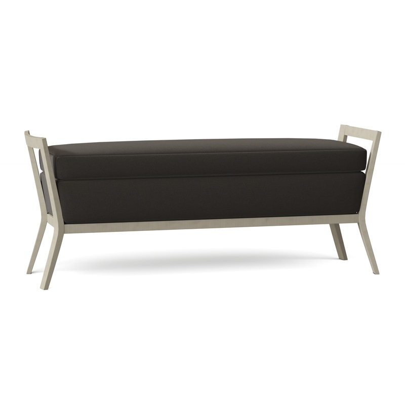 Libby Langdon Solid Wood Bench, Putty (3152 65), Almond Buff