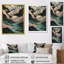 Symphonie linéaire verte IV sur toile-88516755-88516782