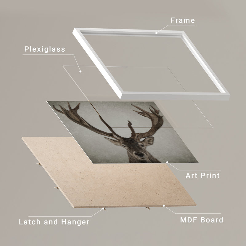 «Rustic Brown Farmhouse», reproduction d'art encadrée, affiche, salle de bain, petit art mural, Blanc, H 12 po x l 16 po