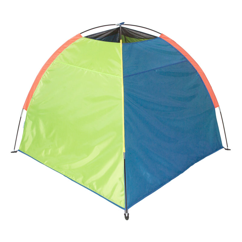 Primary Colors Toddler Play Tent with Mesh Panels