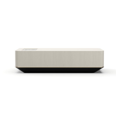 TABLE COCKTAIL SUR SOCLE EN MADERA