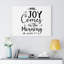 Joy Comes In The Morning - Wrapped Canvas Print-1205583528