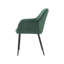 48.5cm H Velvet Upholstered Metal Side Chair-726720686