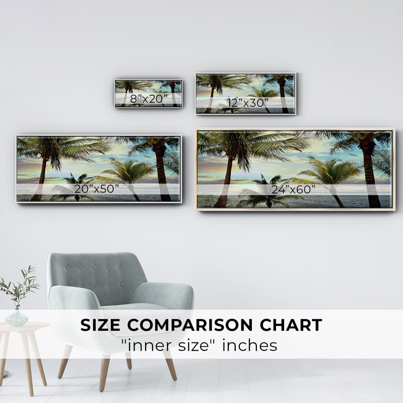 Honduras Sunset- Framed Canvas