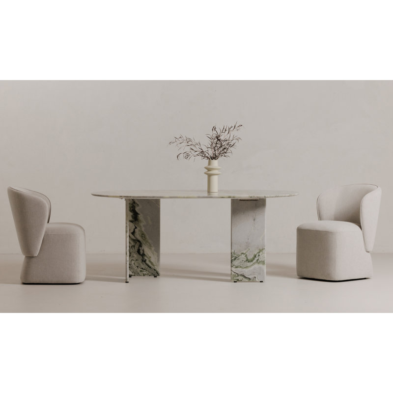 Angeliah Upholstered Parsons Chair, Oyster Light Gray