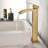 12-1/5” Solid Brass Single Lever Vessel Sink Faucet, High Arc Sink Faucet with Optional Drain Assembly-66151213-94576199