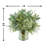 Artificial Hydrangea and Eucalyptus Polysilk Arrangement in Glass Vase