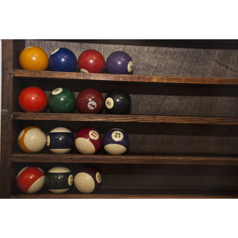 Pool Balls - Wrapped Canvas Print, 20cm H x 30cm W x 3.8cm D